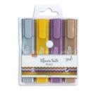 Marca Texto BRW Metallic 4 Cores