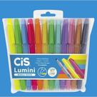 Marca Texto Cis Lumini Estojo c/12 Cores Pastel+Neon
