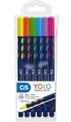 Marca Texto Cis Yolo Estojo C/6 Cores
