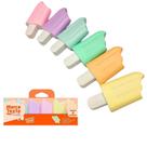 Marca Texto Criativo Mini Picolé C/6 Cores Pastéis Leo&ampLeo