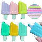 Marca Texto Escolar Mini Picolé Pastel Kawaii Caneta Fofa