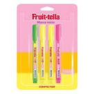 Marca Texto Fruit-Tella com Cheirinho 4 Unidades - Compactor