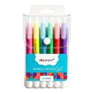 Marca Texto Gel 6 Cores Roxo Azul Verde Rosa Laranja Amarelo Escolar Desenho Estudo Volta Aulas Marca Texto Gel 6 Cores Roxo Azul Verde Rosa Laranja Amarelo Escolar Desenho Estudo Volta Aulas