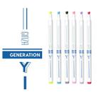 Marca Texto Ginza Generation Y Estojo Com 6 Cores Newpen Marca Texto Ginza Generation Y Estojo Com 6 Cores Newpen