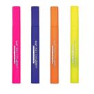 Marca Texto Infinity com Cheirinho - BRW - 22,5 cm - Amarelo, Roxo, Laranja e Rosa