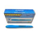 Marca Texto Neon Azul Ponta Chanfrada Masterprint 12un Azul