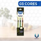 Marca Texto NEON LYKE 3 Cores Ref. 101269 Blister com 3 unidades Marca Texto NEON LYKE 3 Cores Ref. 101269 Blister com 3 unidades