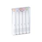 Marca-texto Ponta Flexível 5 Cores Boho BRW Marca-texto Ponta Flexível 5 Cores Boho BRW