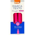 Marca Texto Rosa Fluorescente - Caixa Com 12 Unidades