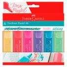 Marca Texto Textliner Pastel 46 com 6 cores - Faber-Castell