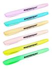 Marca Texto Tom Pastel Masterprint - Kit Com 6 Cores Marca Texto Tom Pastel Masterprint - Kit Com 6 Cores