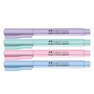 Marca Texto Tons Pastel Sortidos Faber Castell - papelaria material escolar marca-texto pastel