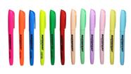 Marca texto várias cores 12 unidades