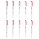 Marca-texto Zebra B-WKT7-MCOP Coral Suave 10 Unidades
