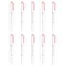 Marca-texto Zebra Mildliner, Rosa Suave, Pacote com 10
