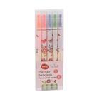 Marcador 2 pontas borboleta c/ 5 molin