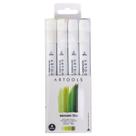 Marcador À Base De Álcool Sketch Pictom 4 Tons De Verde Cítrico - Artools