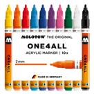 Marcador acrílico MOLOTOW One4All 127HS Basic-Set 1 10 unidades