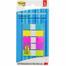 Marcador adesivo de paginas flags cores neon / ct / 3m Marcador adesivo de paginas flags cores neon / ct / 3m
