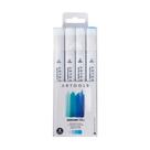 Marcador Artístico Artools Pictom Azul 04 Cores
