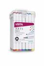 Marcador Artístico Arts Duo 2 Pontas Renk Profissional - Com 24 unidades