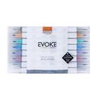 Marcador Artístico BRW Evoke Dual Brush 8 Cores Metálicas Marcador Artístico BRW Evoke Dual Brush 8 Cores Metálicas