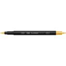 Marcador Artístico Cis Dual Brush 2 Pontas Amarelo Ouro