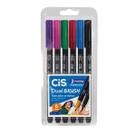 Marcador Artístico Dual Brush Pen 2 Pontas Aquarelável Blister C/ 6 Cores - CIS