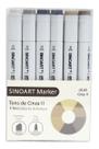 Marcador Artístico Sinoart Marker 06 Tons De Cinza 2