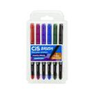 Marcador Cis Brush Cores Básicas 06 Cores Marcador Cis Brush Cores Básicas 06 Cores