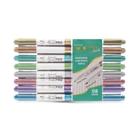 Marcador com ponta dupla Metallic Pro Brush Bismark Marcador com ponta dupla Metallic Pro Brush Bismark