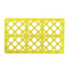 Marcador de Matelassê Corações Amarelo para Massas Bluestar