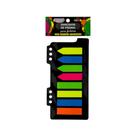 Marcador de Página Adesivo BRW Neon P/ Fichário12x44mm 08 Cores