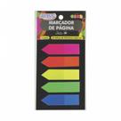 Marcador de Página Seta 12x44mm 05 Cores Neon 25 Folhas BRW