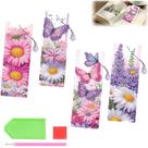 Marcador de pintura de diamante ACSAUMMY Lavender com borboleta