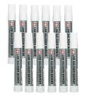 Marcador de pintura SAKURA Low Halogen Solid Twist Up Tip branco, pacote com 12 unidades