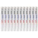 Marcador de pintura Uni-Ball PX20 White Bullet Tip, pacote com 12