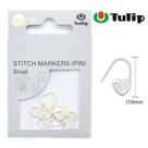 Marcador de Pontos Cadeado Mini Corações Branco Tulip - 7 Unidades
