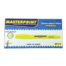 Marcador de Texto Masterprint Ponta Chanfrada 12 Uni Amarelo Neon