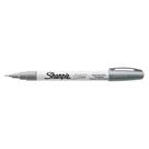 Marcador de tinta à base de óleo Sharpie em prata metálica extra fina