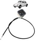 Marcador Gasolina Relogio Fusca Sedan 1300 1977 a 1982 Com Cabo Cinza