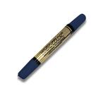 Marcador Magic Color S.Ouro Ponta Dupla Azul