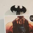 Marcador Pagina Livro Caderno BATMAN BOOKMARK Criativo Leitura Divertido personalizado