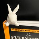 Marcador Pagina Livro Caderno COELHOS BOOKMARK Criativo Leitura Divertido personalizado