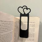 Marcador Pagina Livro Caderno CORAÇÕES UNIDOS BOOKMARK Criativo Leitura Divertido personalizado