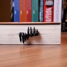 Marcador Pagina Livro Caderno MAO ESQUELETO BOOKMARK Criativo Leitura Divertido personalizado