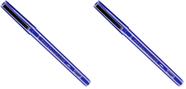 Marcador para Caligrafia Marvy Uchida 2 mm Azul, Pacote com 2