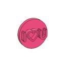 Marcador para Doces e Brigadeiros Tema I Love U - D250340 - D251063