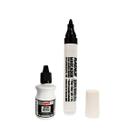 Marcador Para Quadro Branco e Tinta Reabastecedora 20 ml Preto Marcador Para Quadro Branco e Tinta Reabastecedora 20 ml Preto