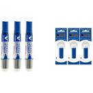 Marcador Para Quadro Branco Refil Pilot V Board Master Kit 03 Unidades e 03 Refis